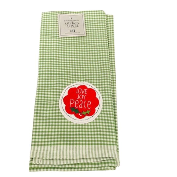 Christmas Decorative Holiday Dish Towels Set of 2 - Picture 1 of 5